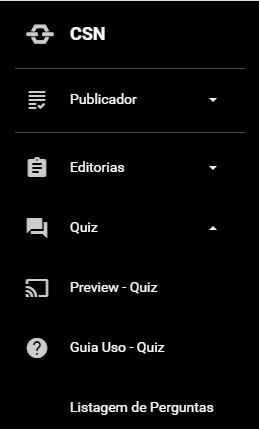 WIDE Digital: APP Publicador de Quiz CSN - Plataforma uSign